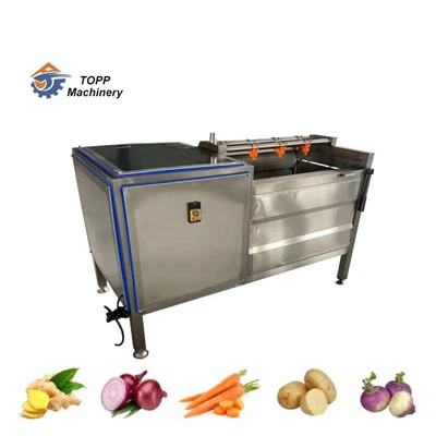 מכונת כביסה לפירות וירקות מסוג מברשת